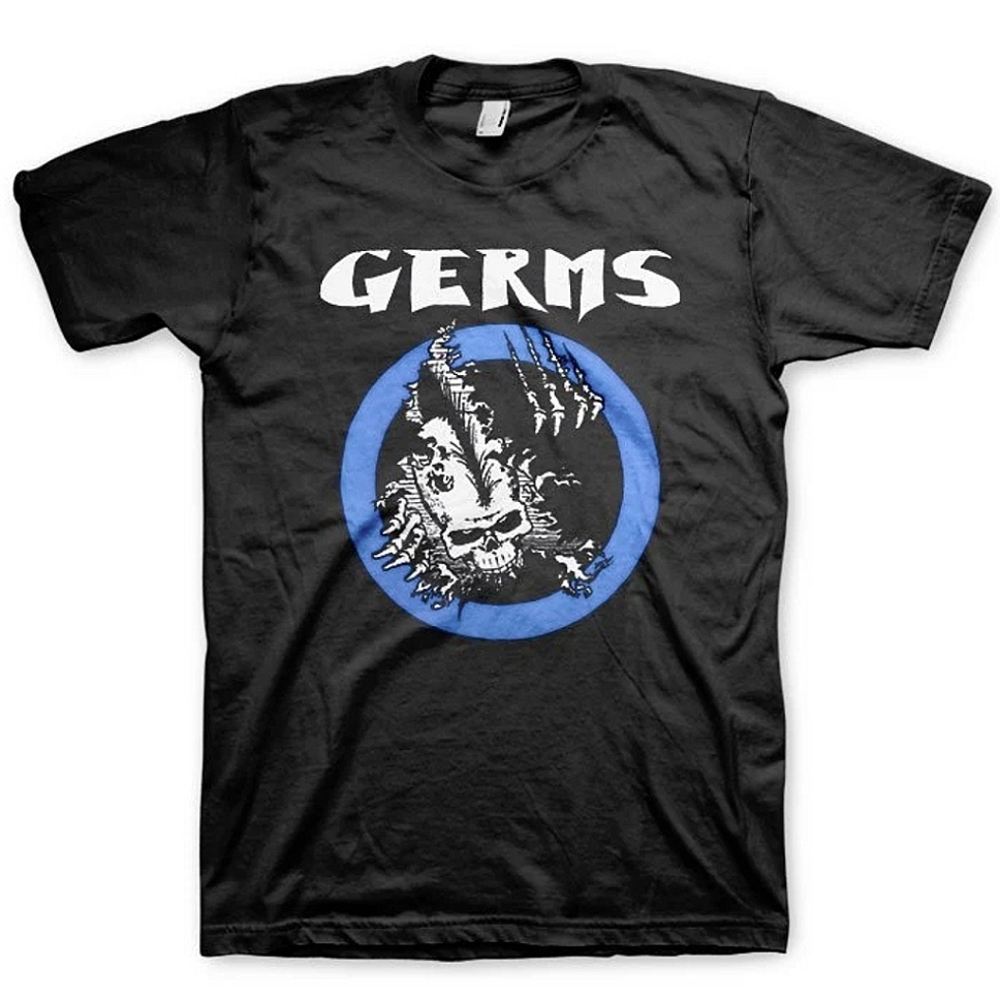 The Germs Skull Logo Black & White Shirt